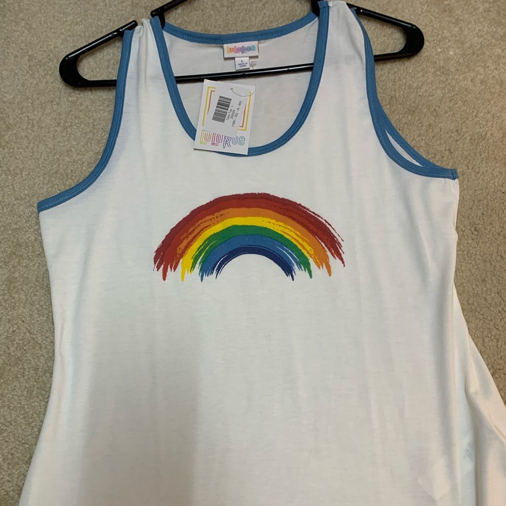 Lularoe rainbow tank